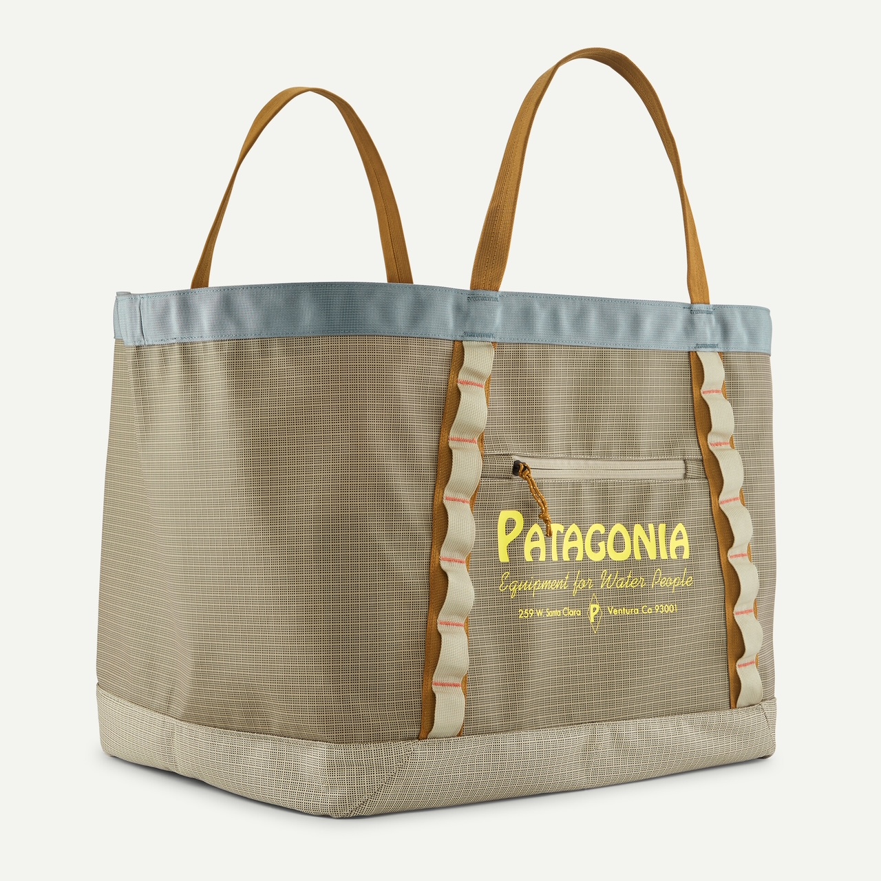Patagonia Black Hole Gear Tote 61L - Water People Banner: Weathered Stone